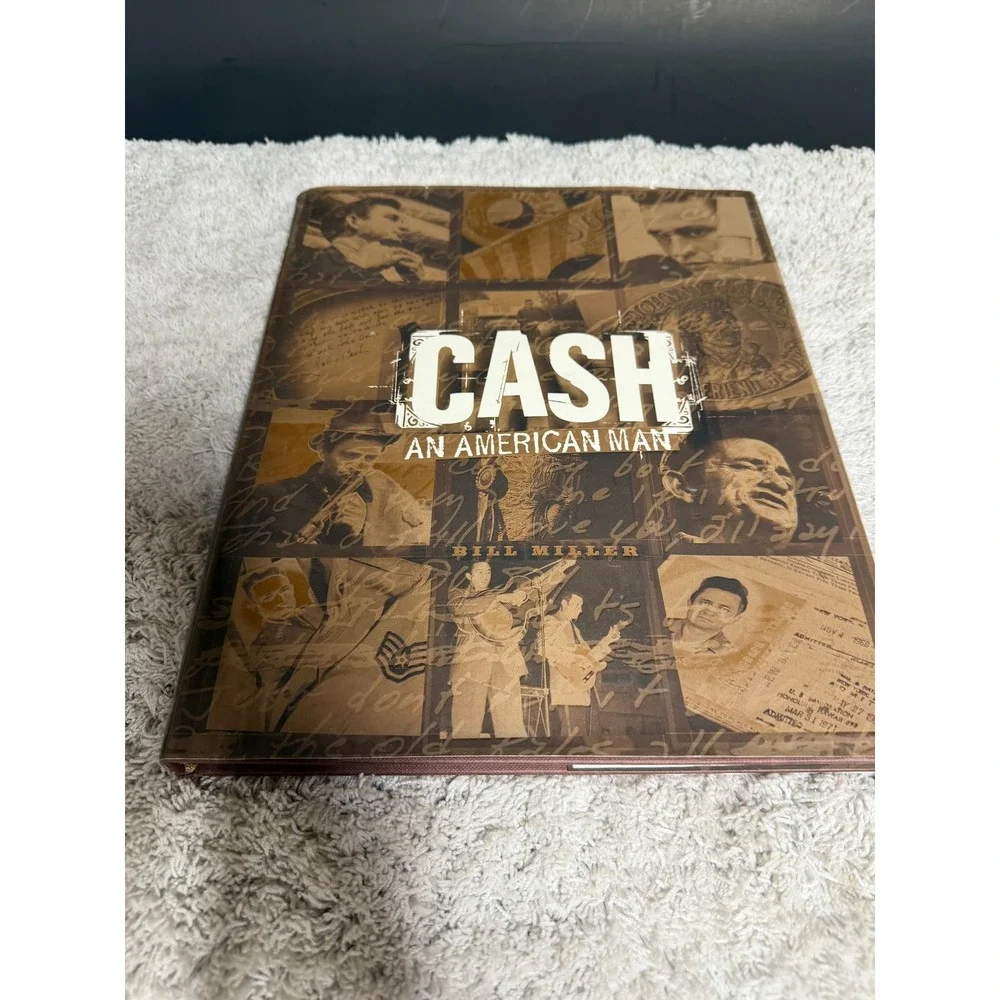 Cash An American Man Johnny Cash Biography Bill Miller 1st Edition Hardcover 04